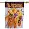 40" x 28" Indian Corn Welcome Fall Harvest Outdoor House Flag